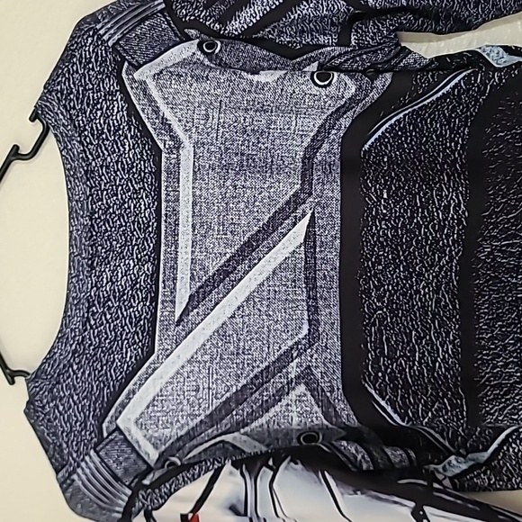 Marvel Winter Soldier Mens Graphic Compression Long Sleeve 3D Print Shirt Sz 2XL - Picture 8 of 15